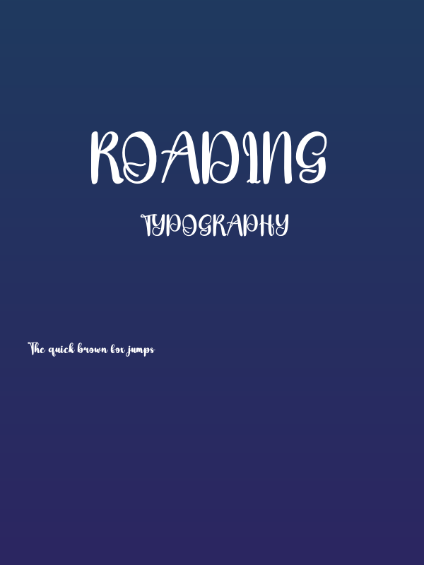 Roading Poster