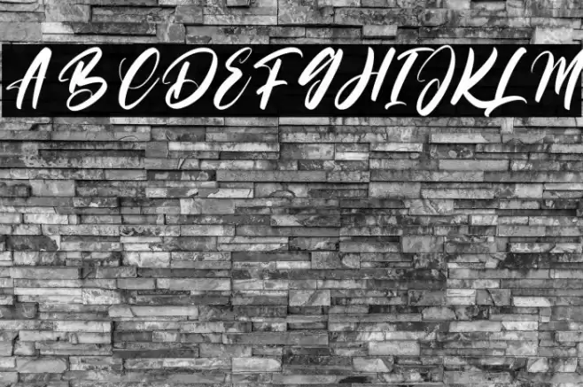 Roadistic Font examples