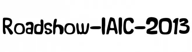 Roadshow-IAIC-2013  Скачать бесплатные шрифты