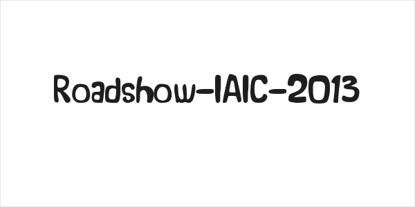 Roadshow-IAIC-2013 Logo