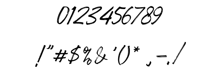 Roadsouth_demo Font OTHER CHARS