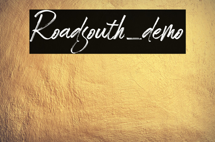 Roadsouth_demo Example 1