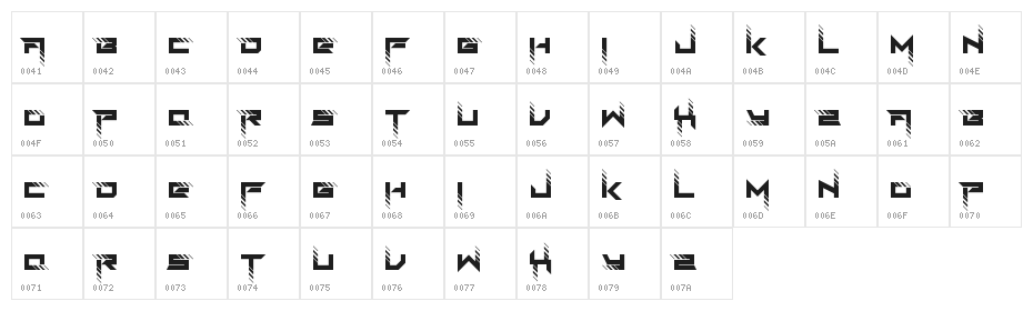 Roadtest Regular Character Map