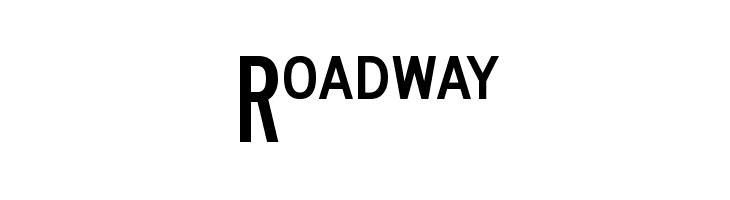 Roadway  Descarca Fonturi Gratis