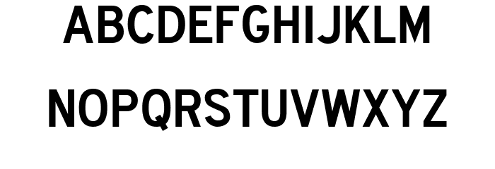 Roadway Font LOWERCASE