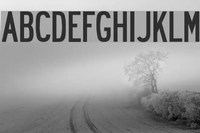 Roadway Font examples