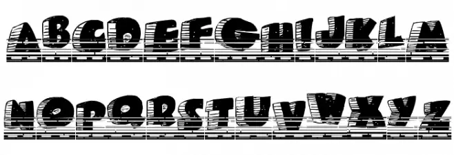 Roady Roadrunner Schriftart Groß