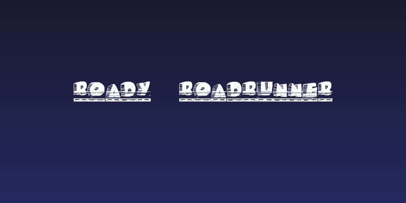 Roady Roadrunner Social Header