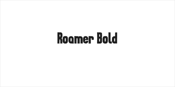 Roamer Bold Logo
