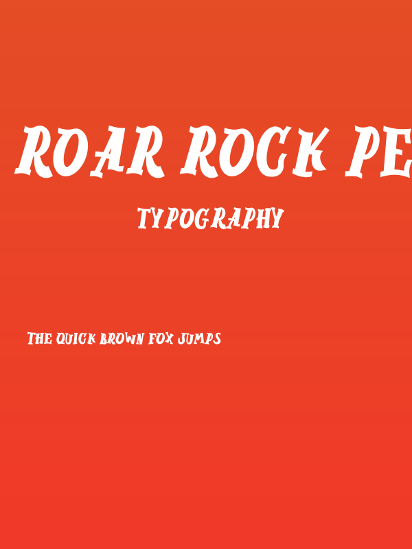 Roar Rock PERSONAL USE ONLY Regular Poster