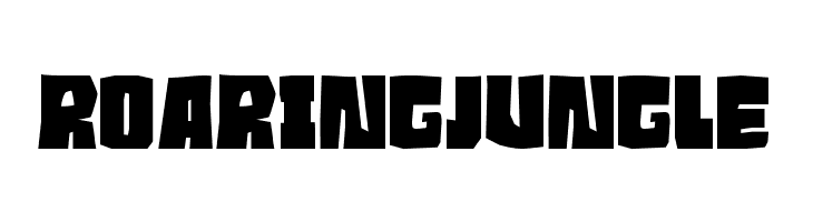 Roaring Jungle  les polices de caractères gratuit tlcharger