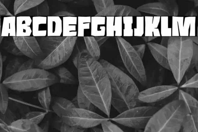 Roaring Jungle Font examples