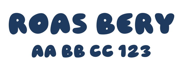 Roas Bery Font Preview