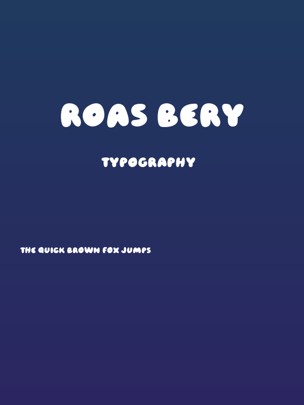 Roas Bery Poster