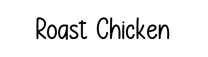 Roast Chicken  les polices de caractères gratuit tlcharger