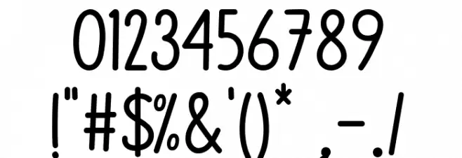 Roast Chicken Font OTHER CHARS