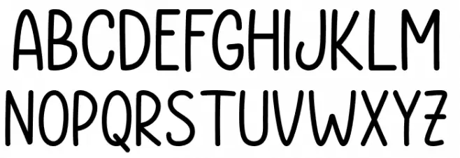 Roast Chicken Schriftart Groß