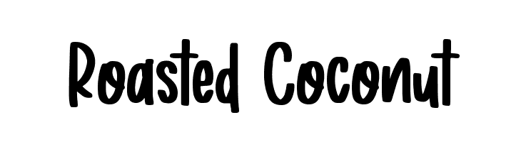 Roasted Coconut  フリーフォントのダウンロード