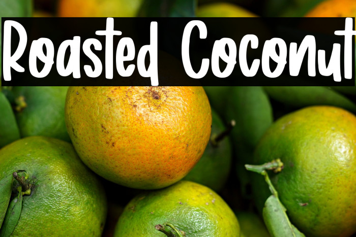 Roasted Coconut Example 2