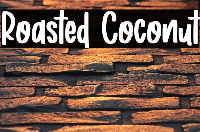 Roasted Coconut Example 3