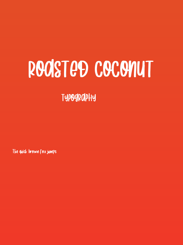 Roasted Coconut Poster