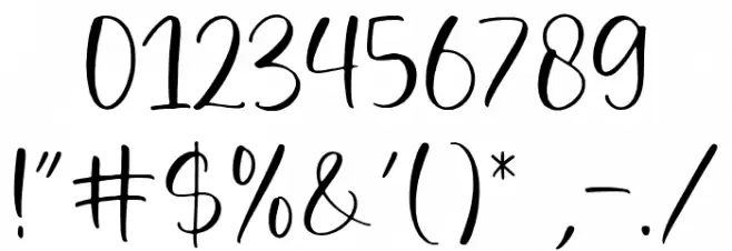 Roasted Lemon Font OTHER CHARS