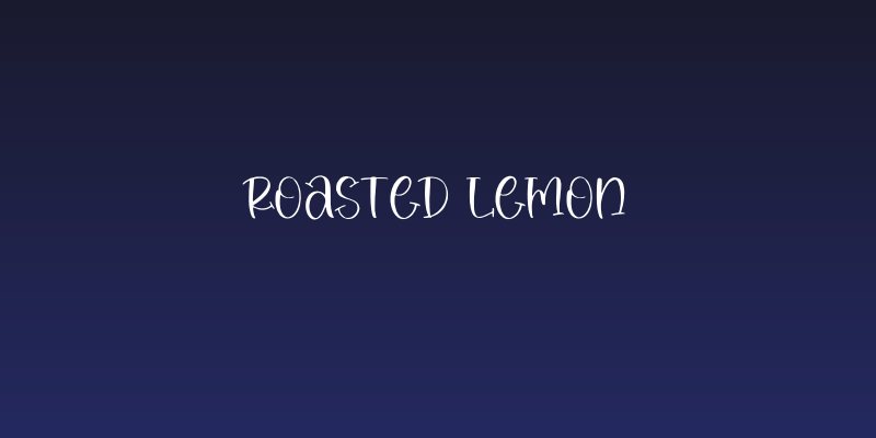 Roasted Lemon Social Header