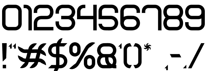 Roasted Font OTHER CHARS
