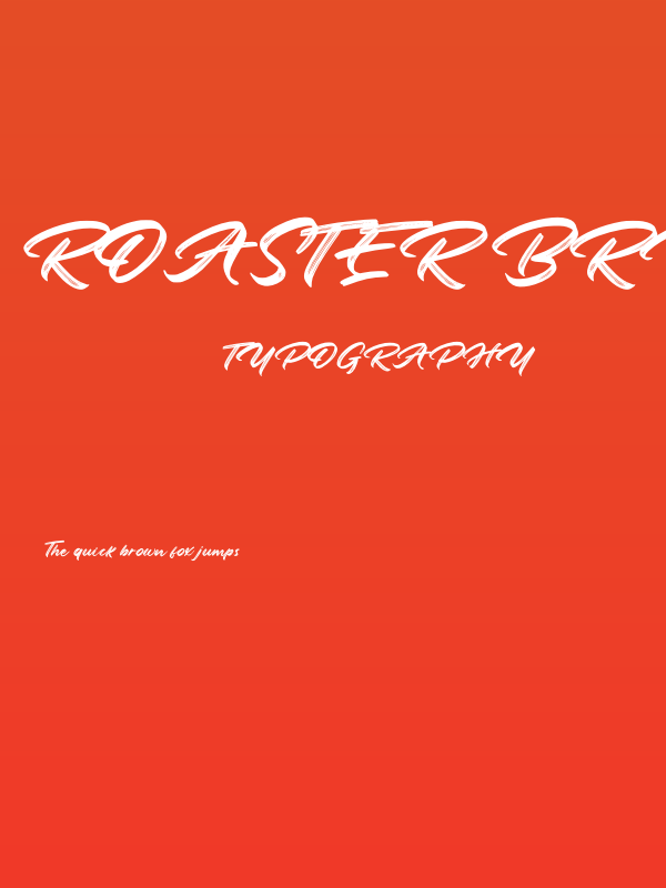 Roaster Brush Personal Use Poster