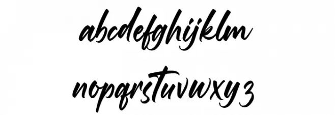 Roasting Script Шрифта строчной