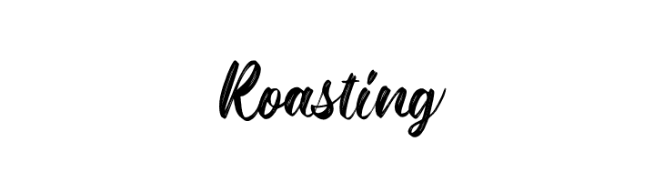 Roasting  les polices de caractères gratuit tlcharger