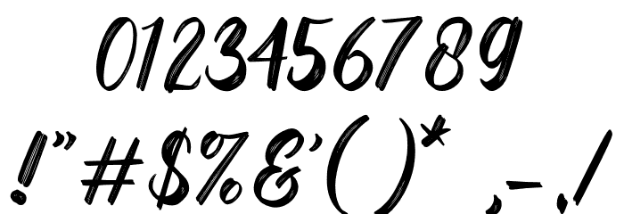 Roasting Font OTHER CHARS