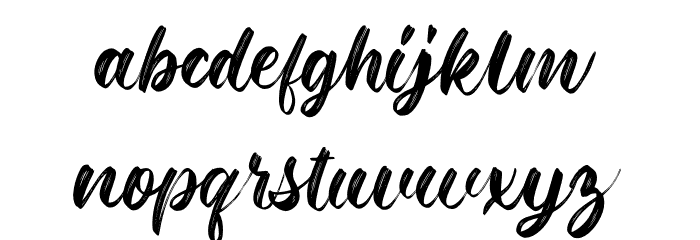 Roasting Font LOWERCASE