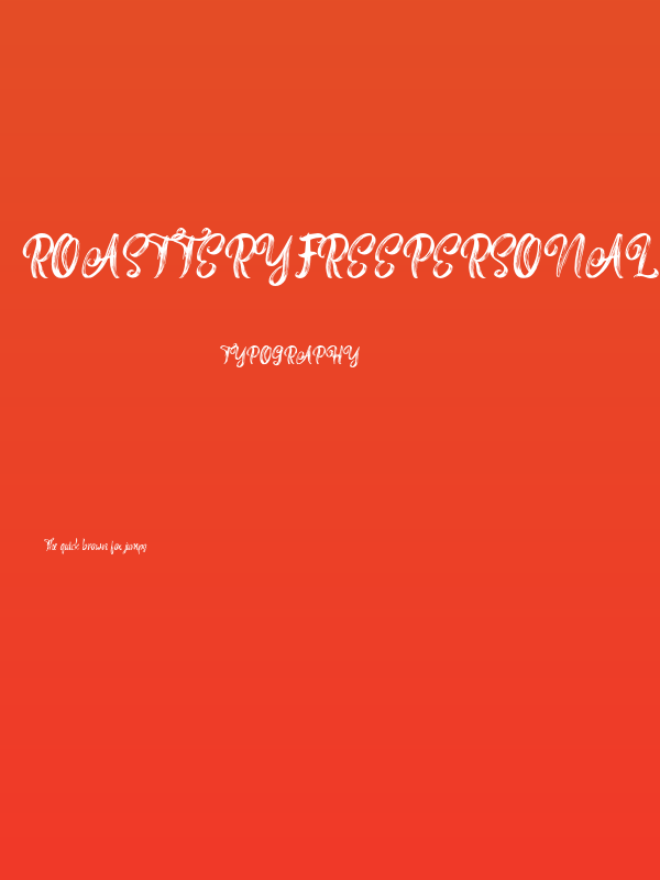 RoastteryFreePersonalUse Poster