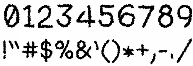 RobGraves Font OTHER CHARS