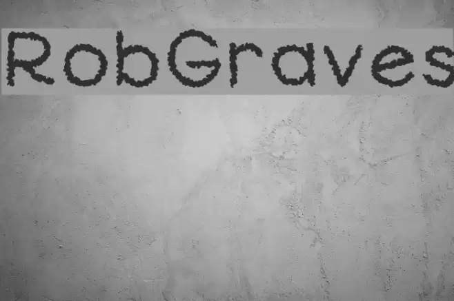 RobGraves Font examples