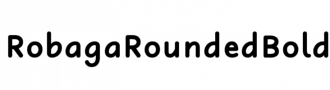 Robaga Rounded Bold  Frei Schriftart Herunterladen