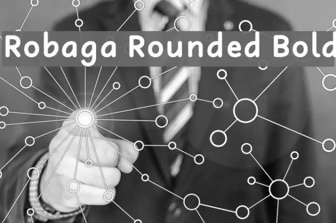 Robaga Rounded Bold Font examples