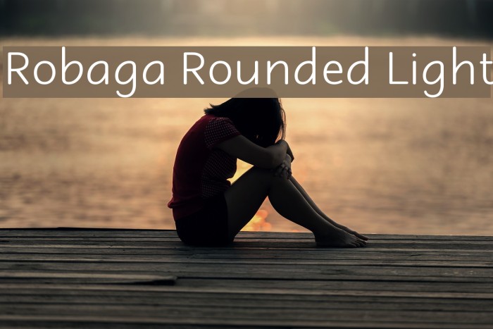 Robaga Rounded Light Font examples