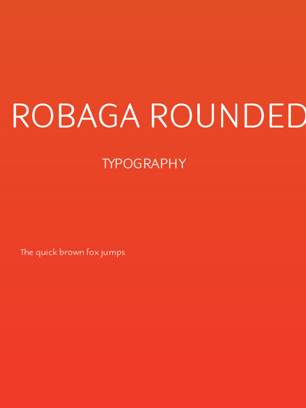 Robaga Rounded Light Poster