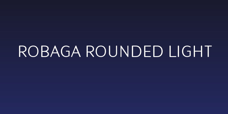 Robaga Rounded Light Social Header