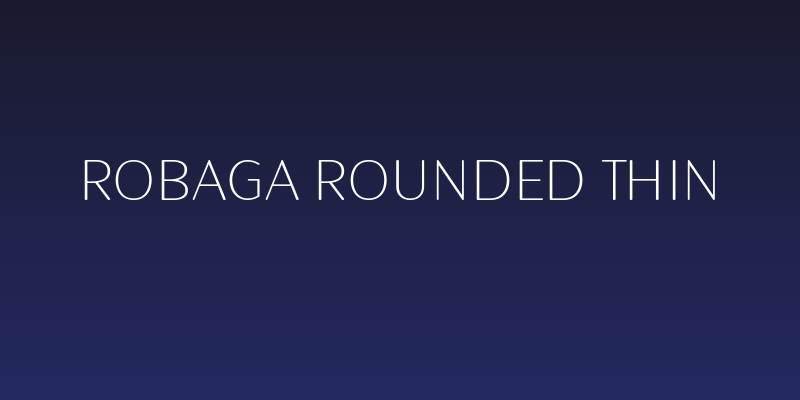 Robaga Rounded Thin Social Header