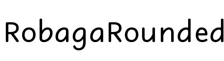 Robaga Rounded Font