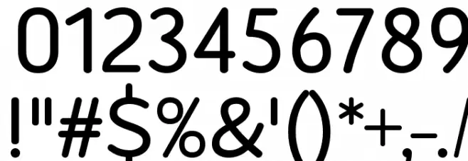 Robaga Rounded Font OTHER CHARS