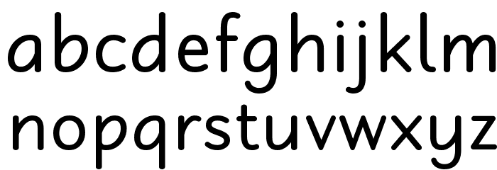 Robaga Rounded Font LOWERCASE