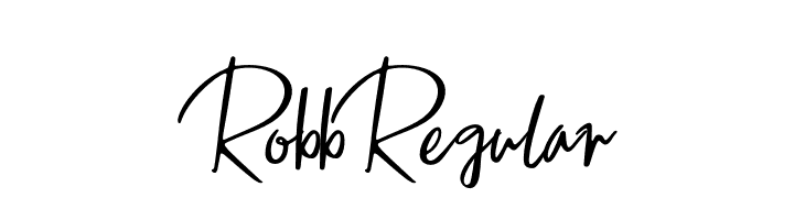 Robb Regular Font
