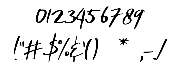 Robb Regular Font OTHER CHARS