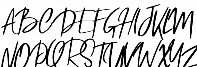Robb Regular Schriftart Groß