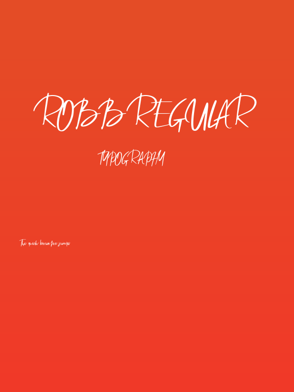 Robb Regular Poster