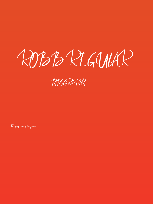 Robb Regular Poster